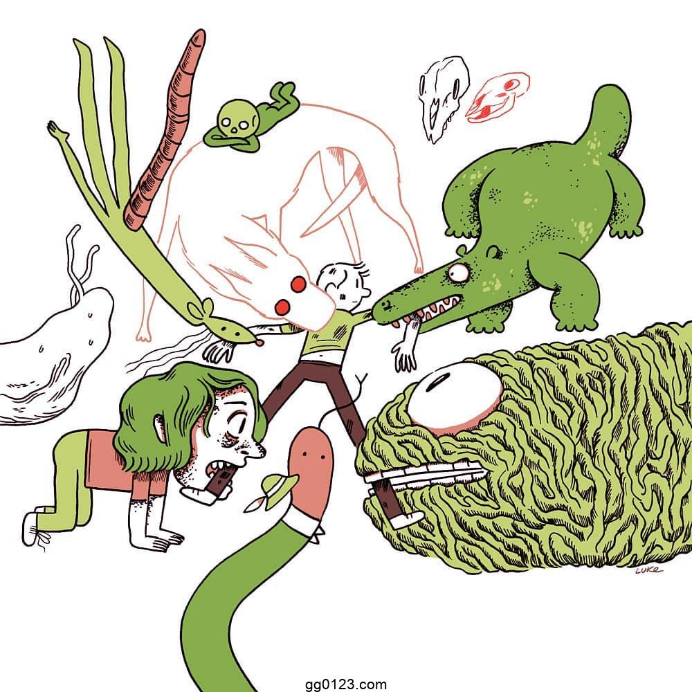 卡通插画艺术家 Luke Pearson 作品集