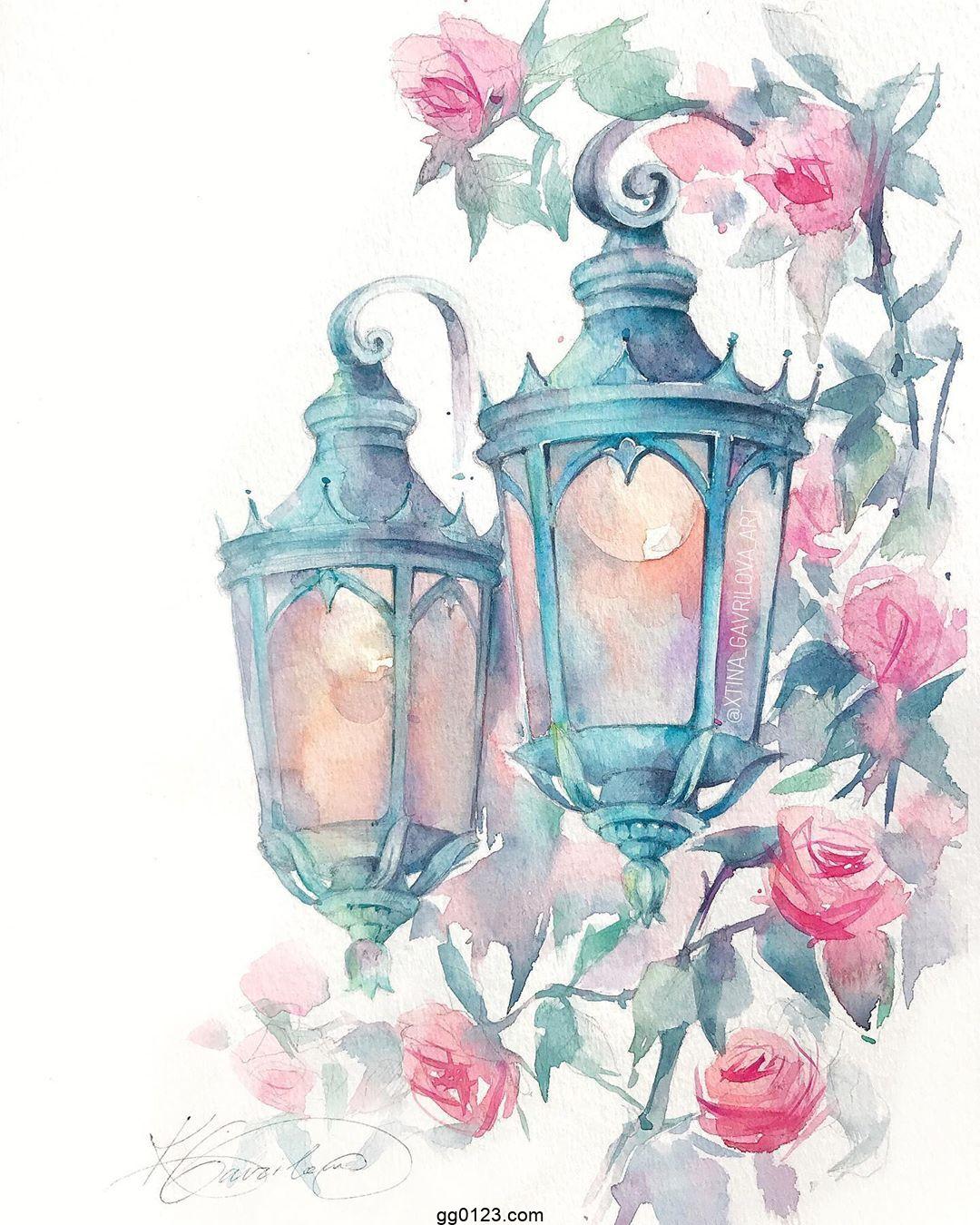 插画师 Lisa Krasnova 马克笔手绘 作品集