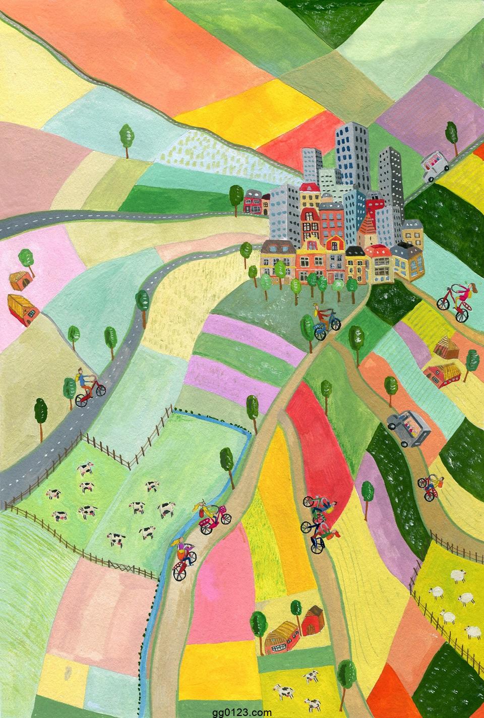 荷兰插画师 Anke Knapper 自然生活 作品集插图2