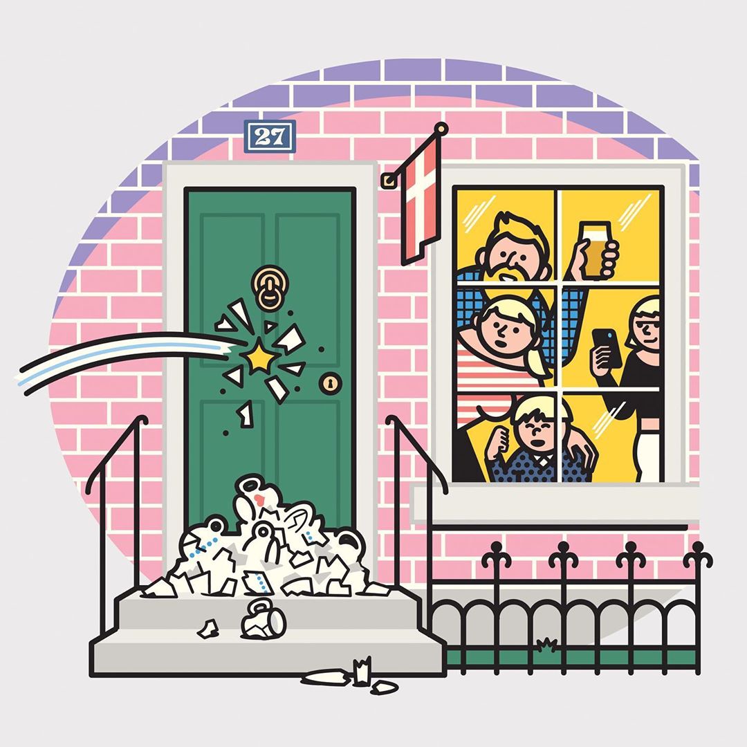 芬兰插画师 Rami Niemi 生动可爱扁平化风 作品集