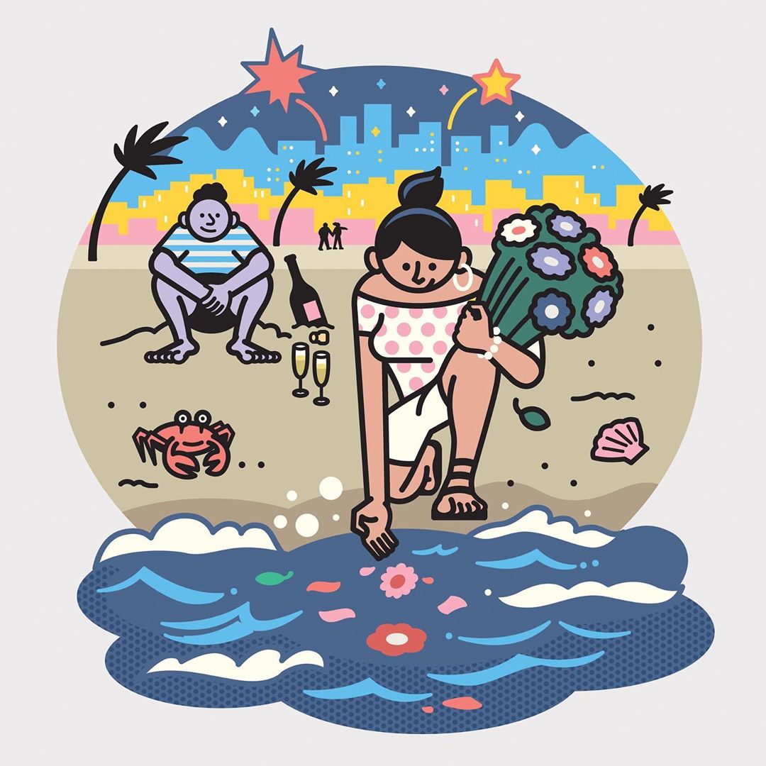 芬兰插画师 Rami Niemi 生动可爱扁平化风 作品集插图1