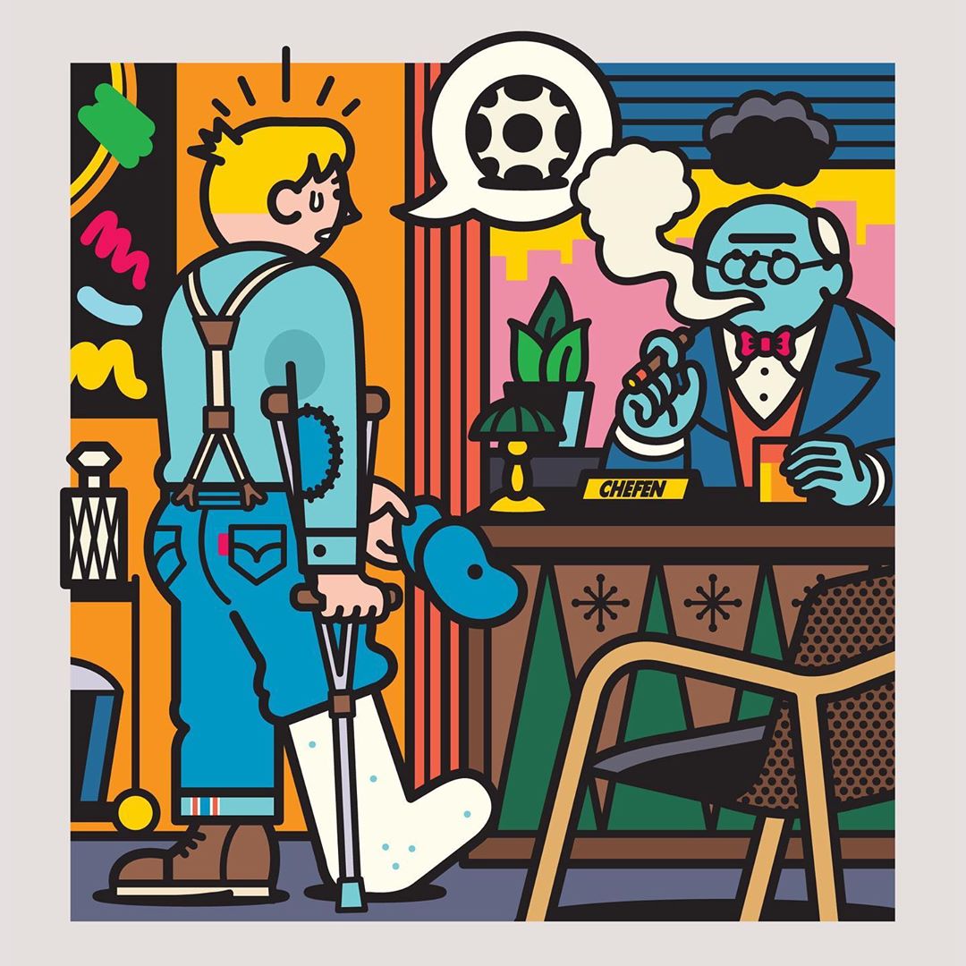 芬兰插画师 Rami Niemi 生动可爱扁平化风 作品集插图2