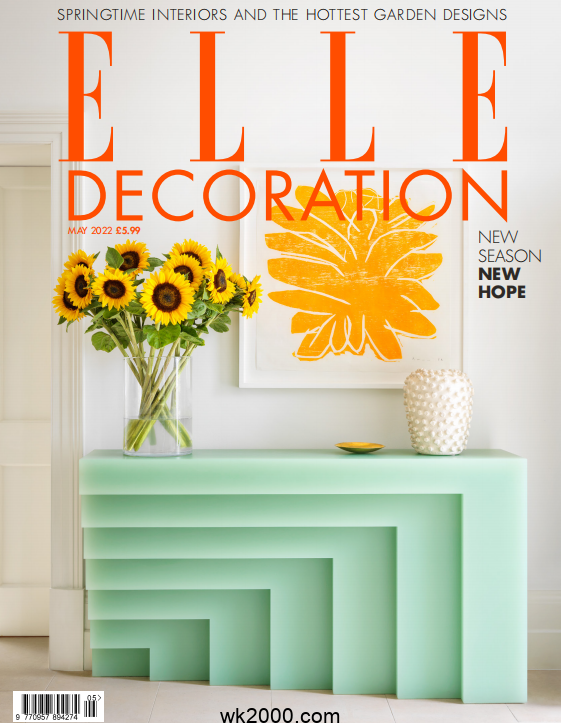 家居廊 Elle Decoration-2022年-5月【英国】