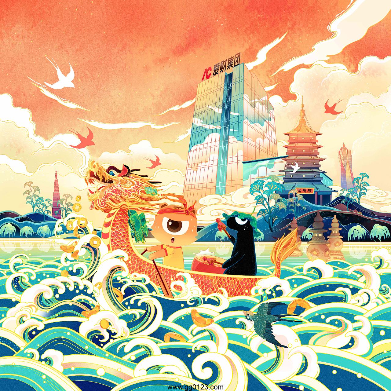 插画师 特浓TN 诗意中国风 作品集