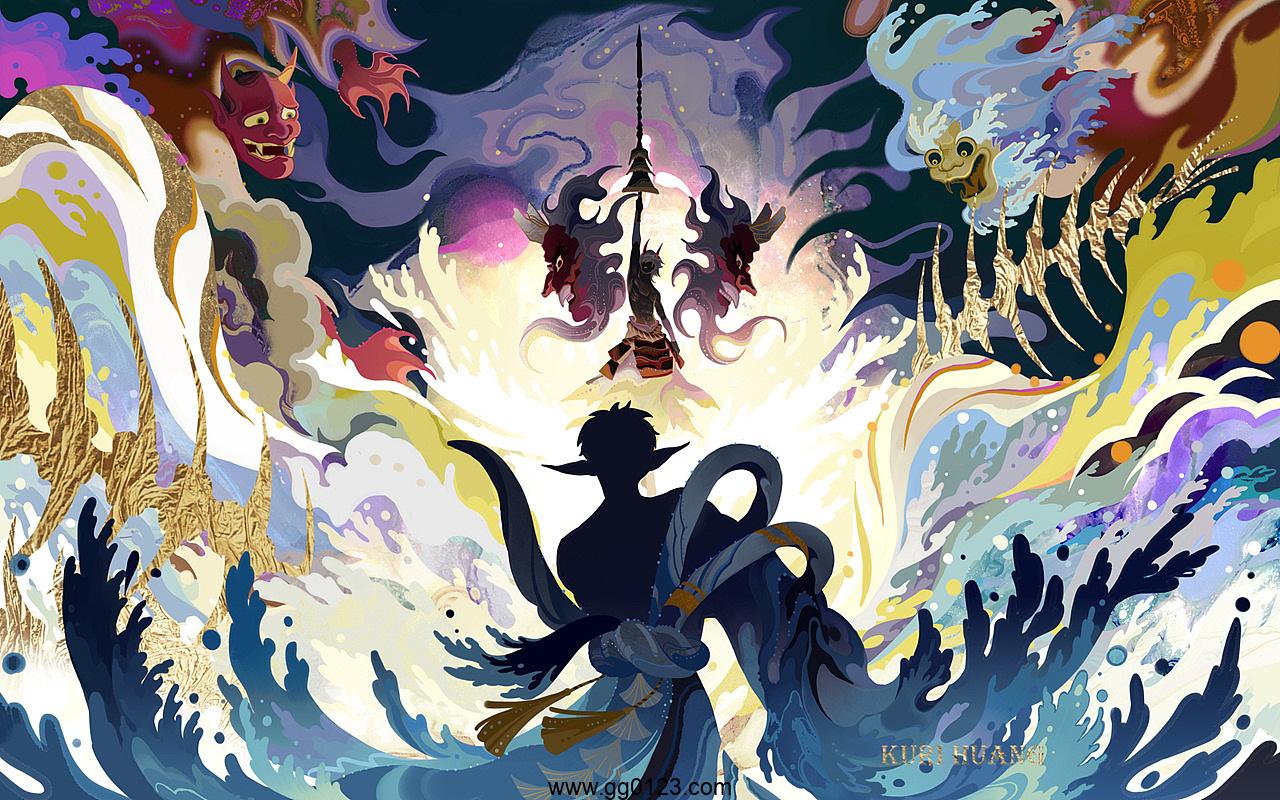 插画师 Kuri久里 中国风 作品集插图1