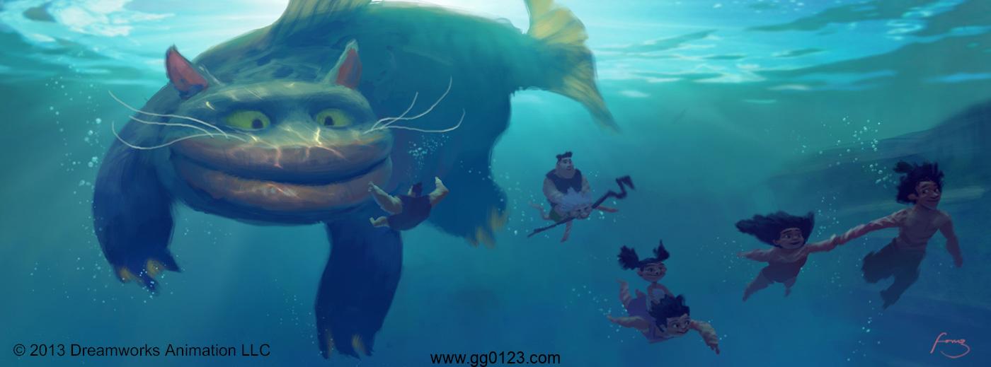 疯狂原始人 游戏素材 人物 场景 插画集插图1