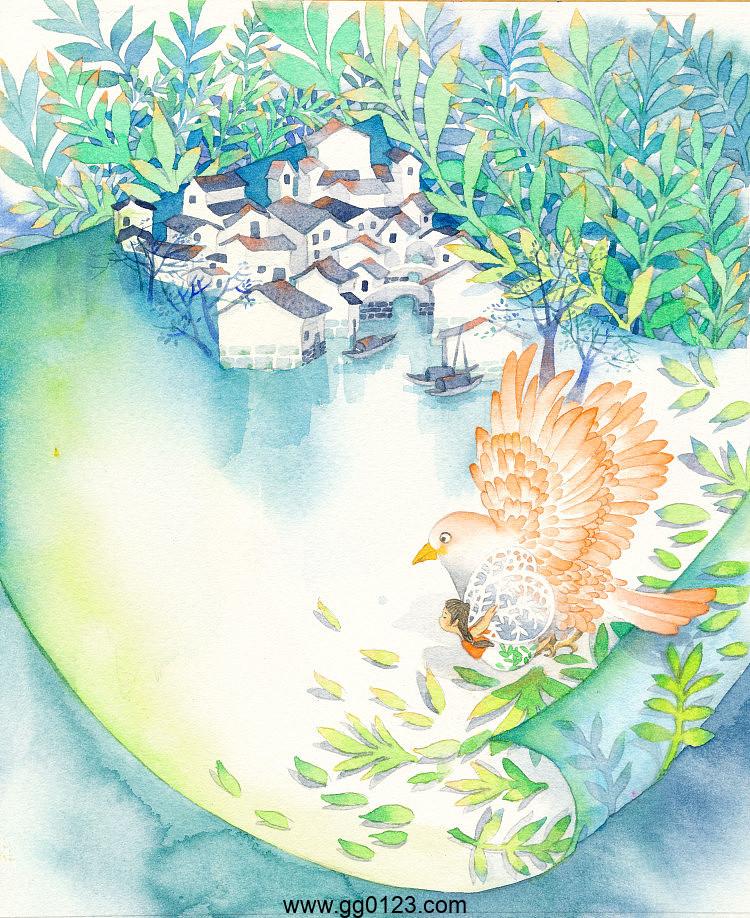 水彩插画师 1979水印 作品集