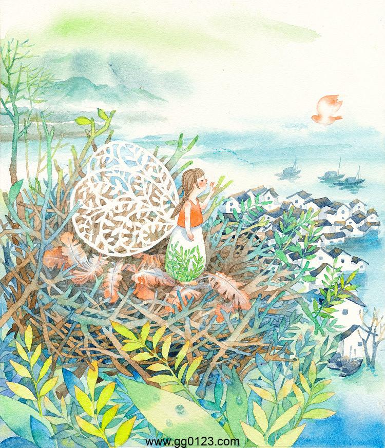 水彩插画师 1979水印 作品集插图1