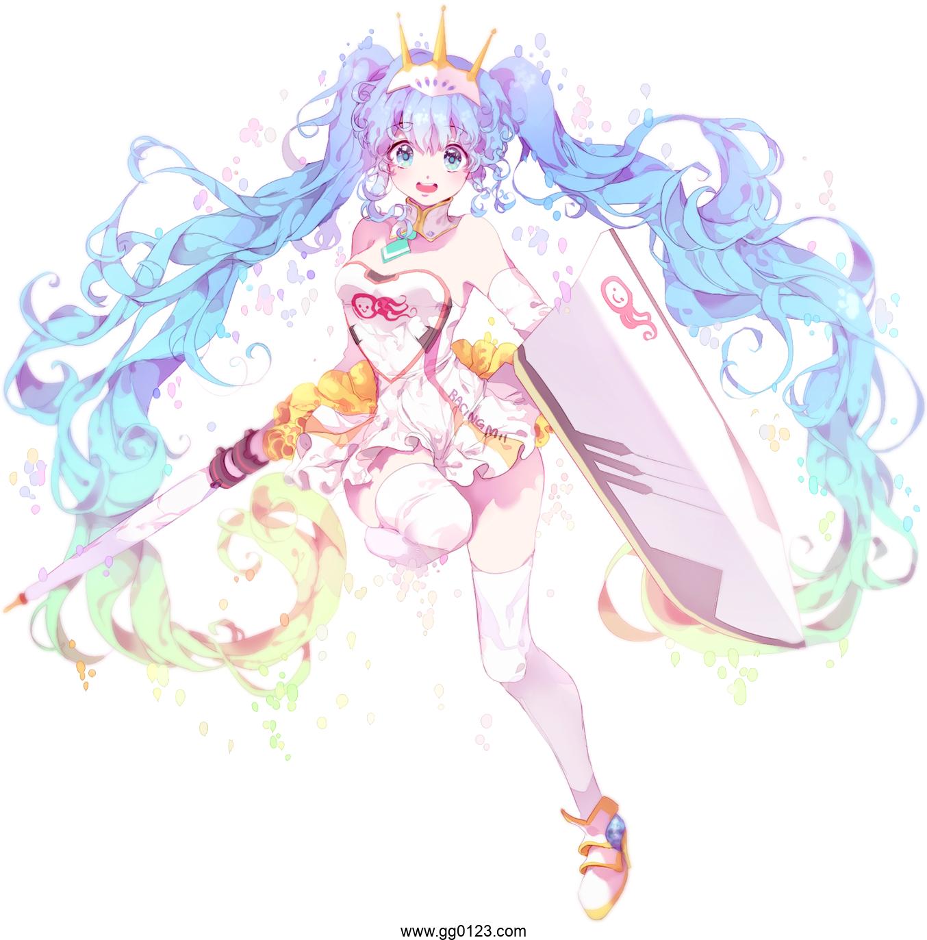 RacingMiku初音赛车女郎 图片集下载