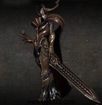 持剑女战士 3D角色模型下载