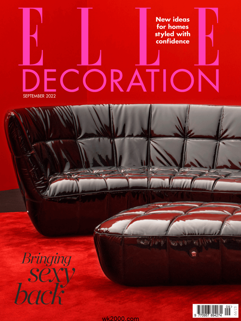 家居廊 Elle Decoration-2022年-9月【英国】