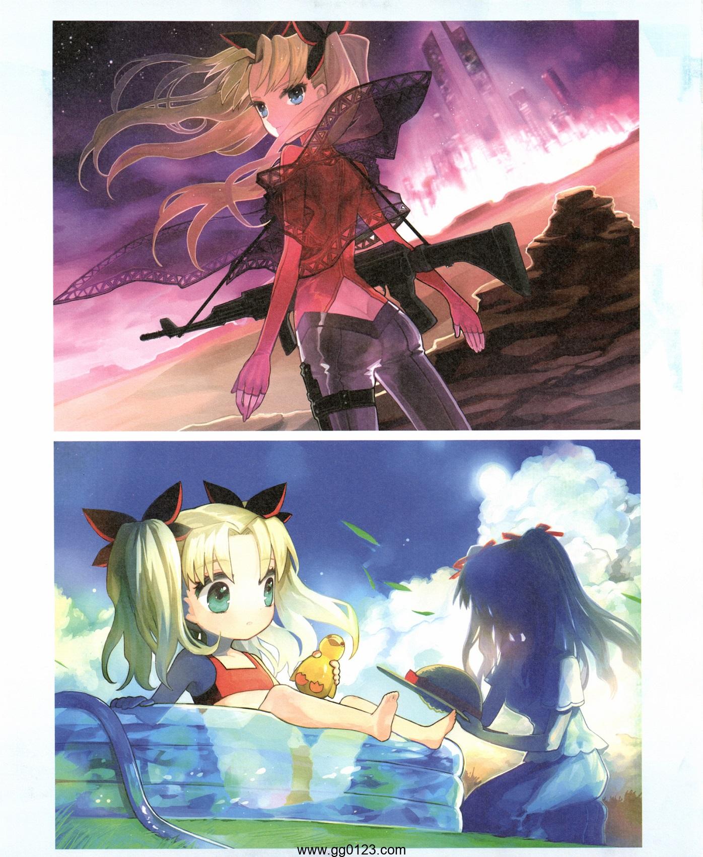 Fate/EXTRA material ワダアルコ illustrations 画集下载插图2