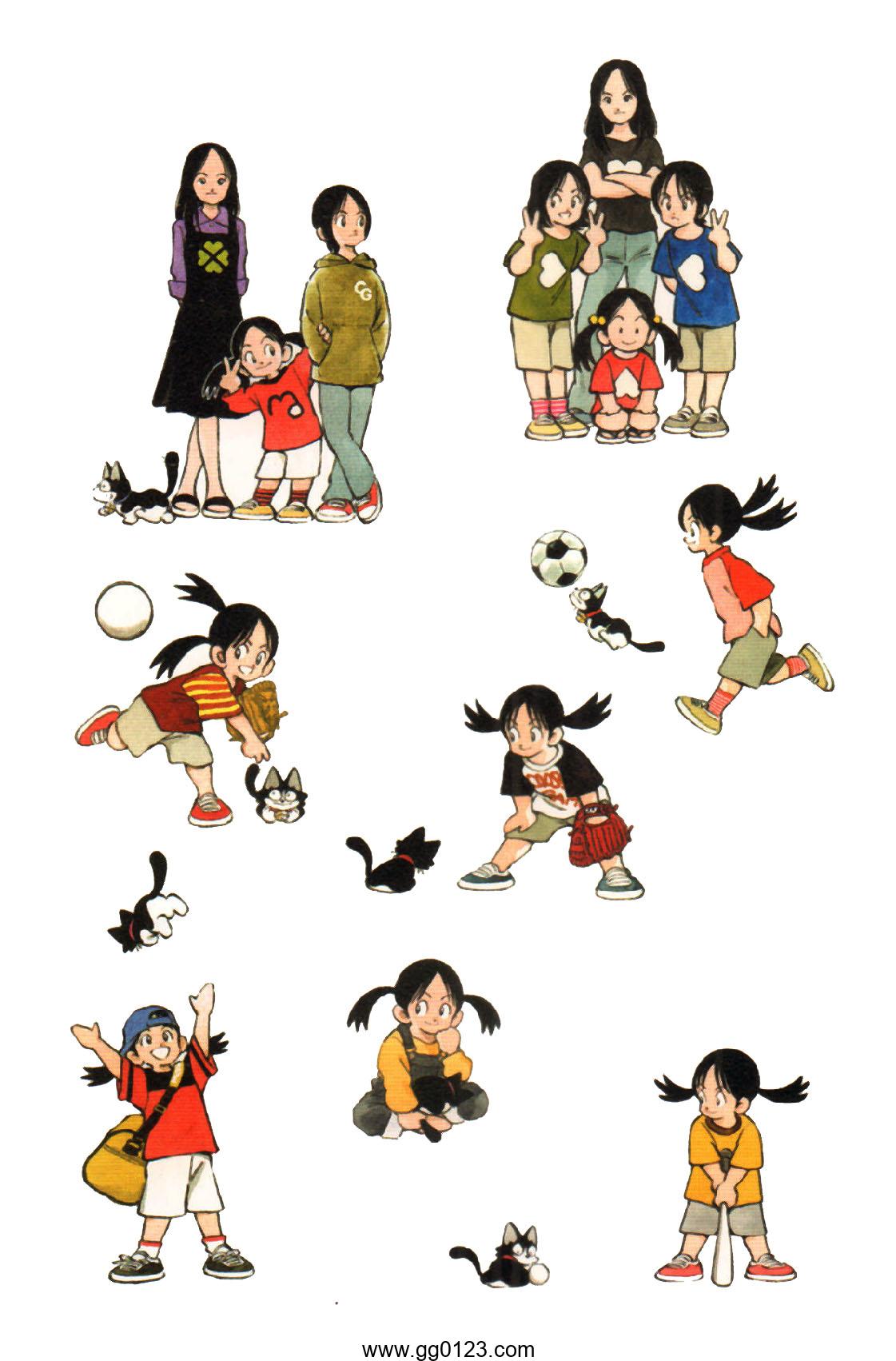 四叶游戏 ALL COLOR WORKS 安达充全彩 画集下载插图2