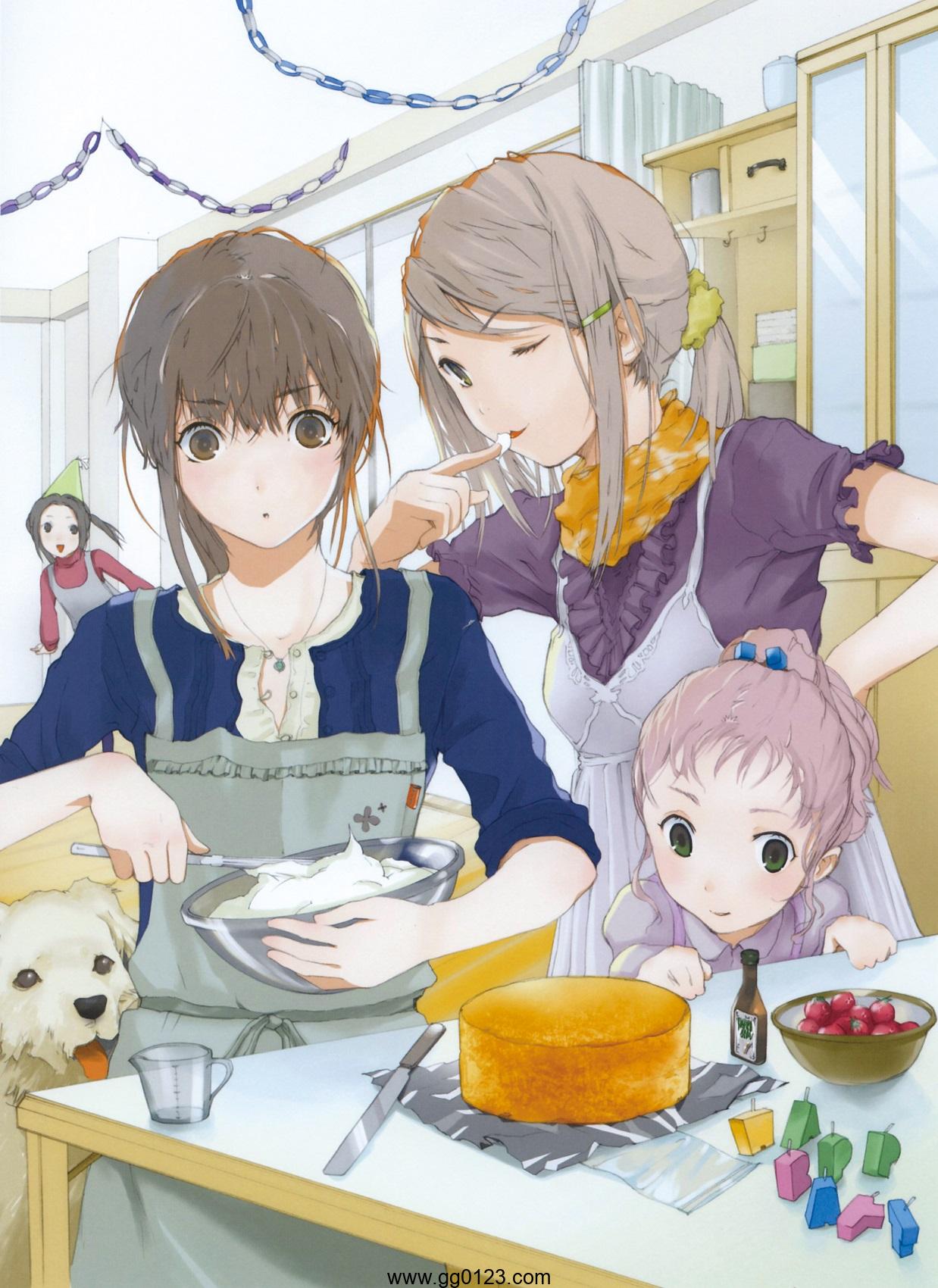 插画师 ふゆの春秋 清新美少女 画集 5册合集下载插图2