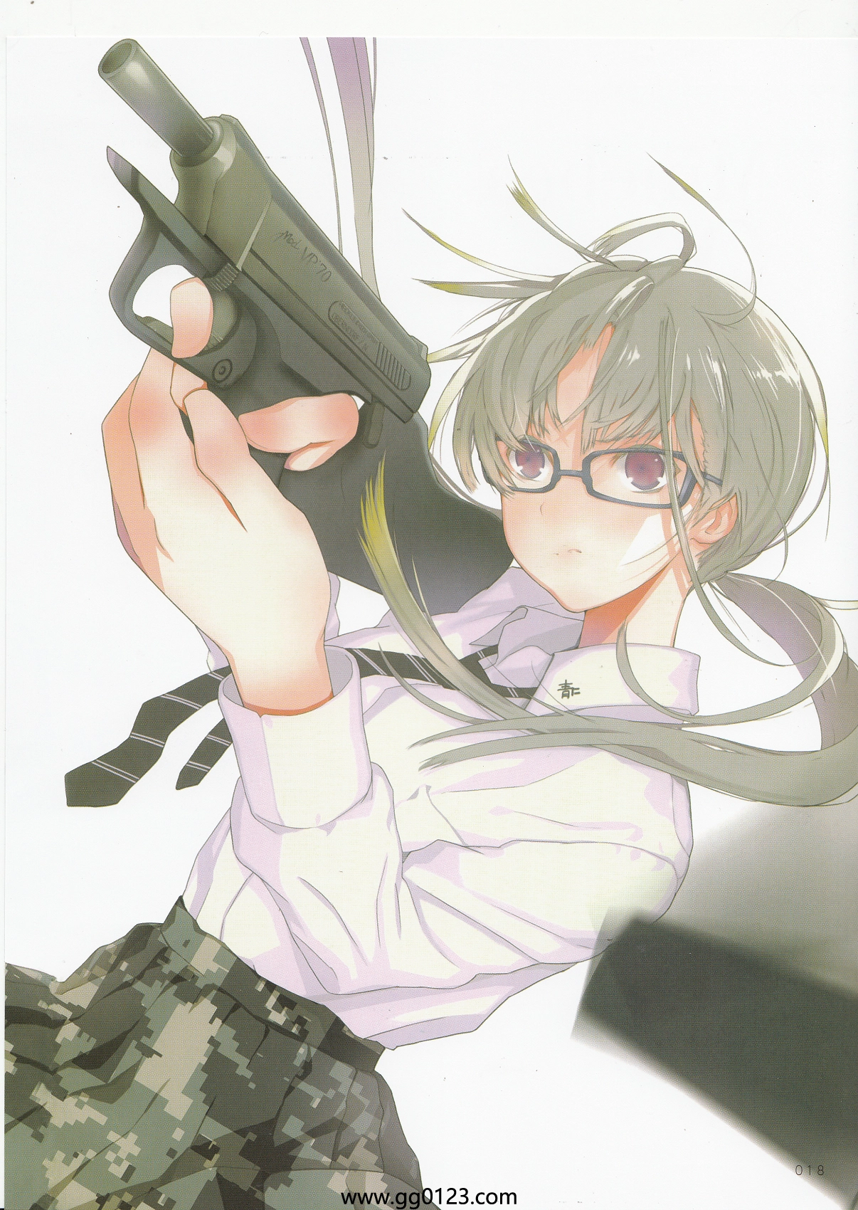 制服と少女、铳器 ARTWORKS 中文版 画集下载插图1