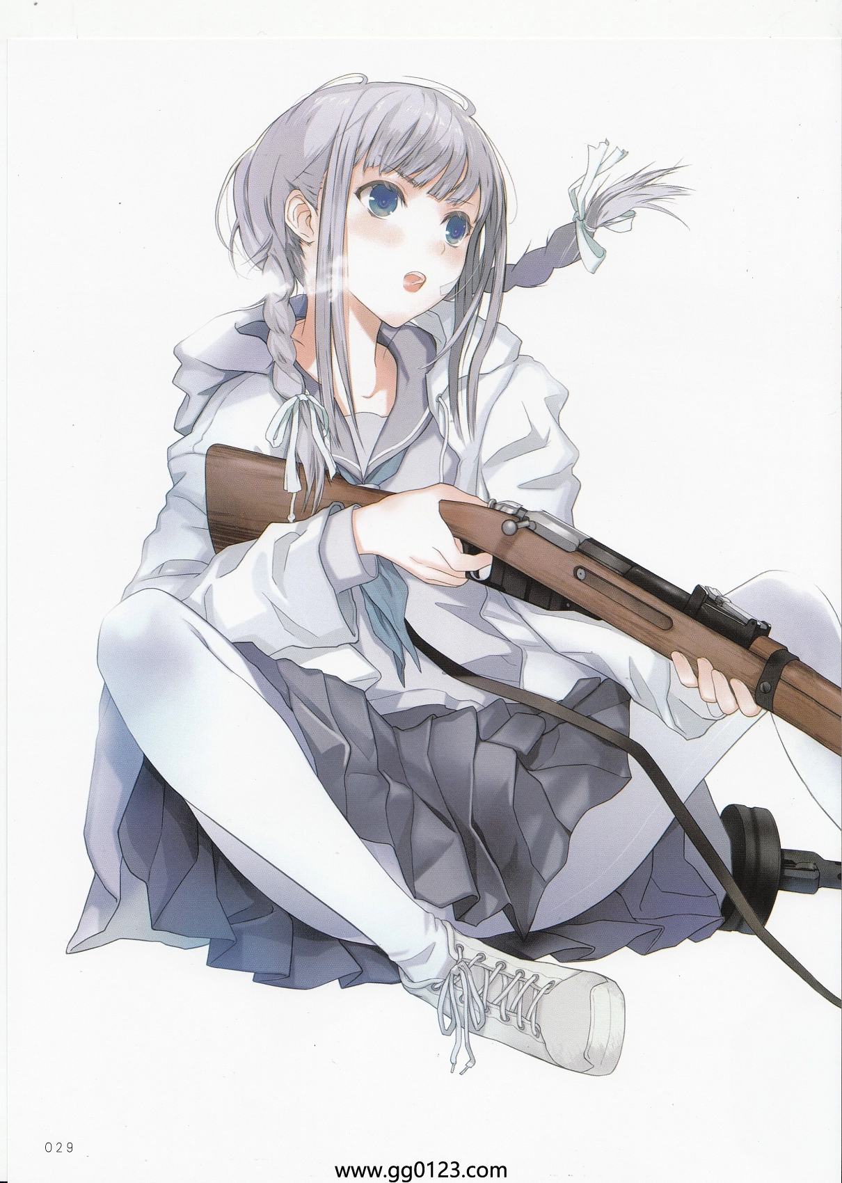 制服と少女、铳器 ARTWORKS 中文版 画集下载插图2