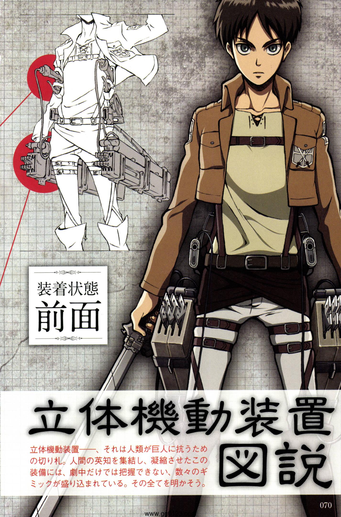 進撃の巨人 ANIMATION SIDE 吼 资料设定 画集下载插图1