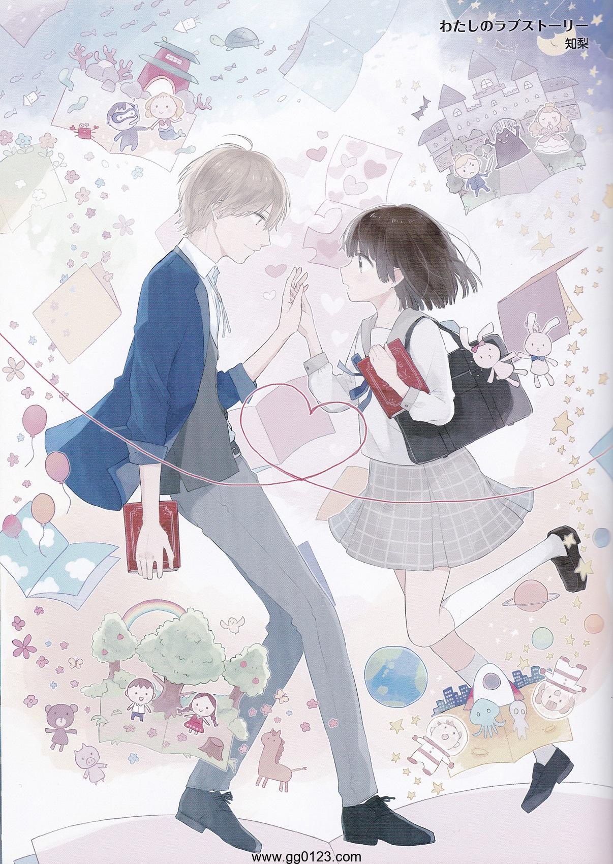 萌萌两人组合的画法 男女篇-教程下载插图1