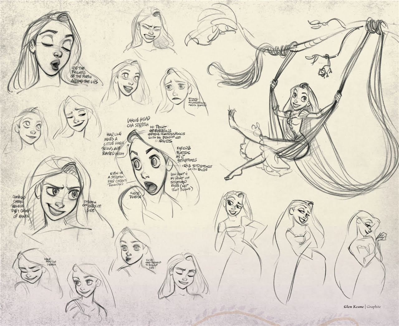 长发公主 The Art of Tangled 魔发奇缘 设定画集 原画图片素材插图4