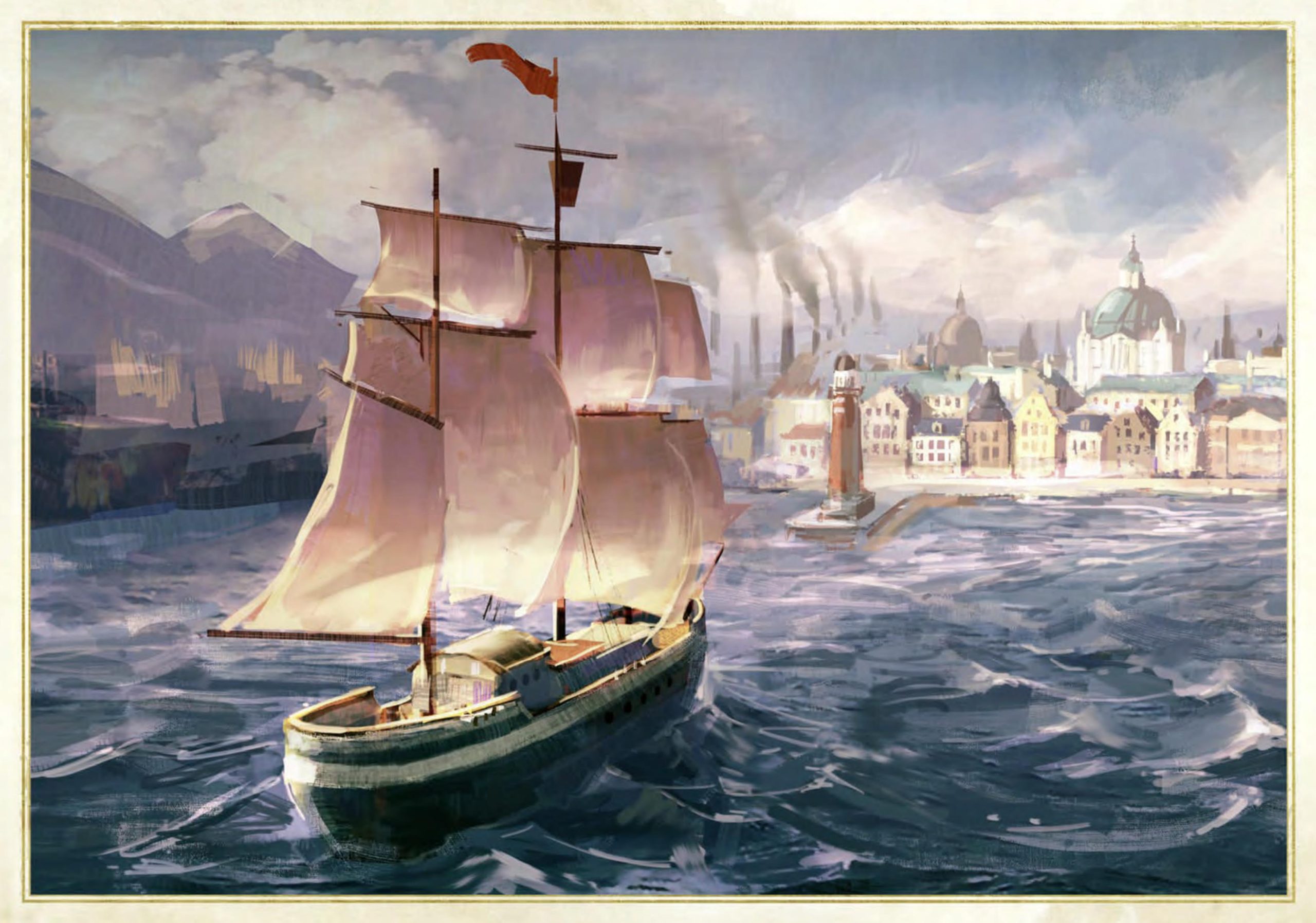 纪元1800 The Art of Anno 1800 设定画集 中世纪 原画CG图片素材插图3
