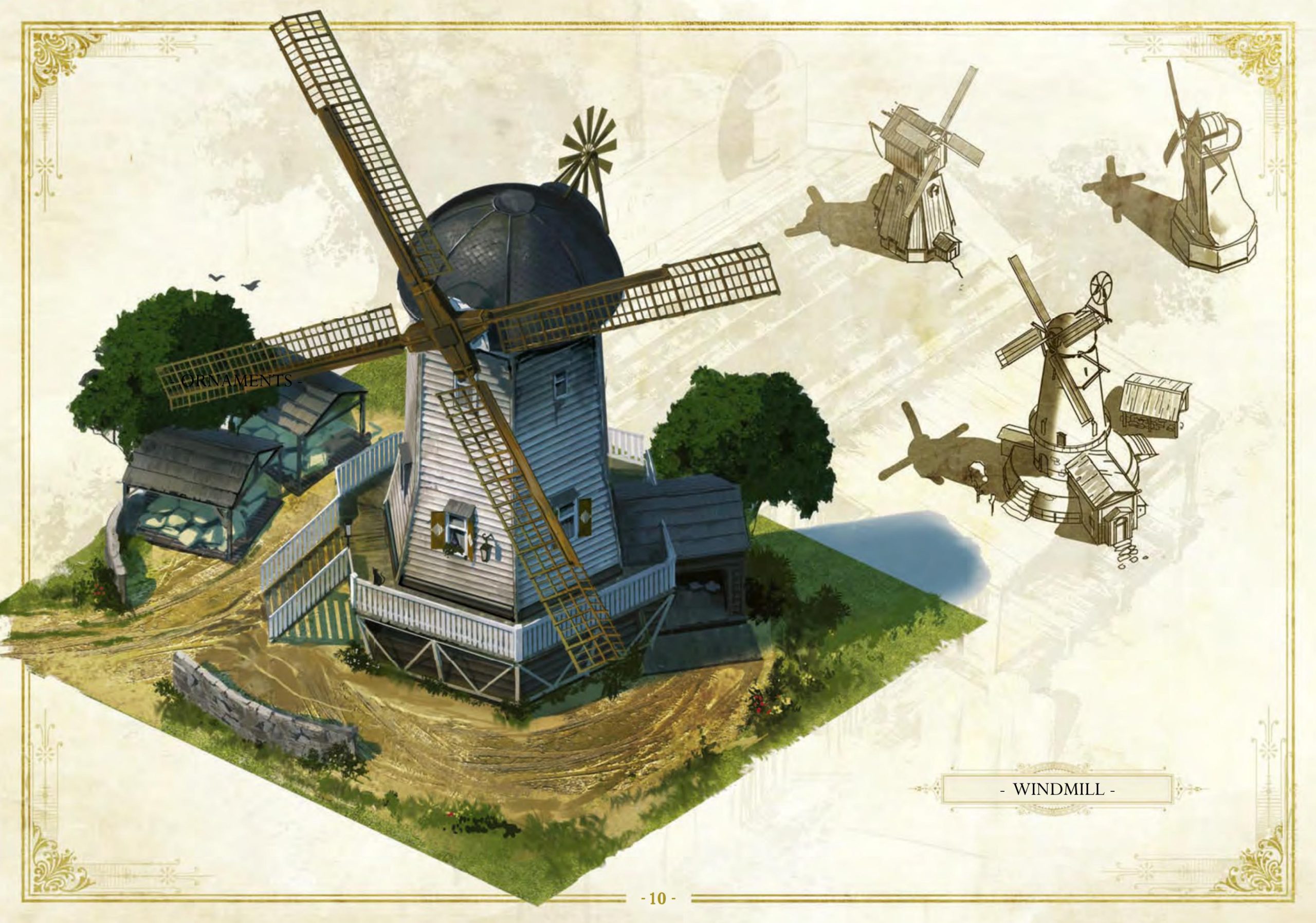 纪元1800 The Art of Anno 1800 设定画集 中世纪 原画CG图片素材插图4